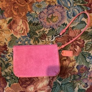 Coach Pink Wristlet